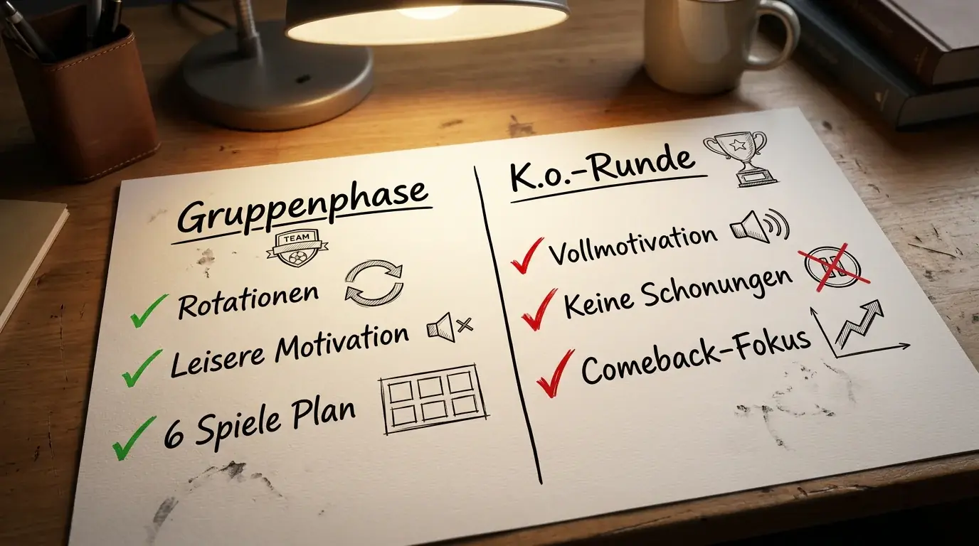 Gruppenphase vs K.o.-Runde bei EHF Champions League Handball Wetten: unterschiedliche Motivationslagen