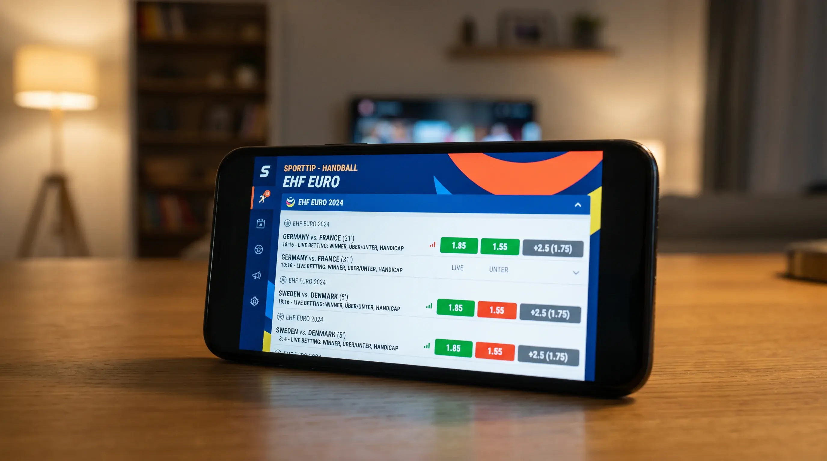 Sporttip EHF Euro Live Wetten – Live-Wetten-Angebot bei Sporttip für EHF-Europameisterschaft
