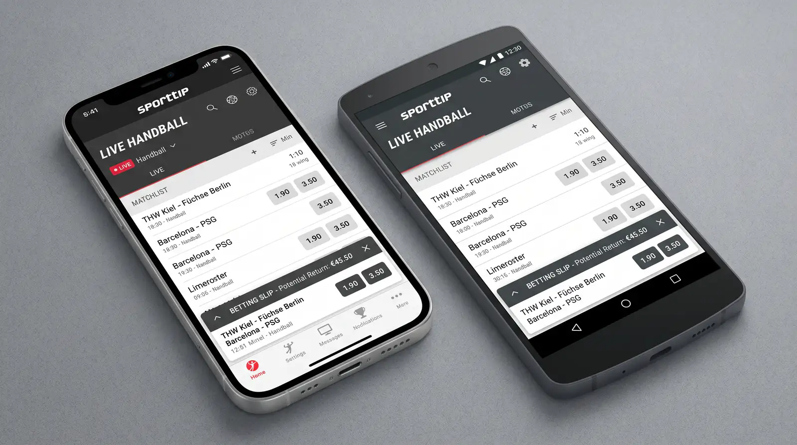 Sporttip-App für Handball Live Wetten – Funktionsumfang, Live-Märkte und Bedienbarkeit im Überblick