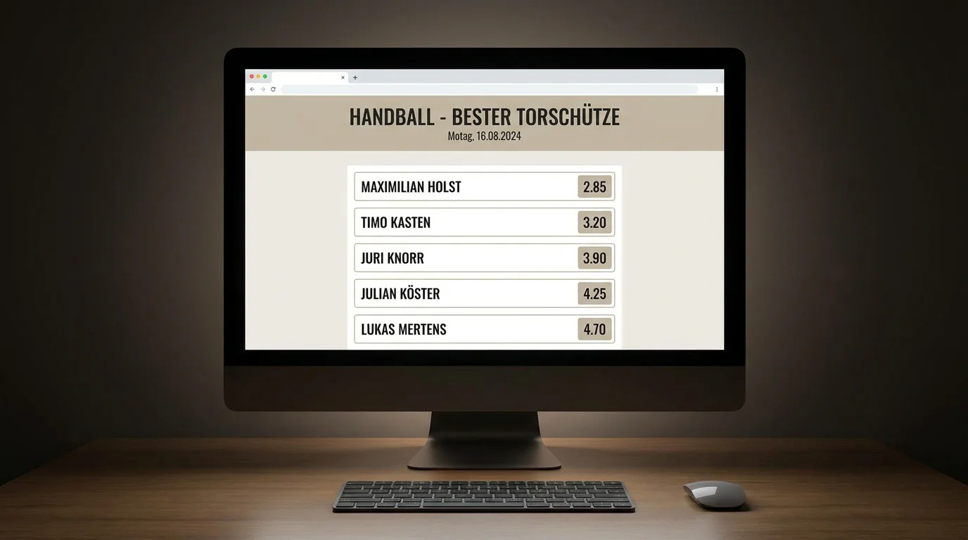 Marktstruktur der Handball Torschützen-Wetten – Spieler-Wettmärkte und ihre Struktur erklärt