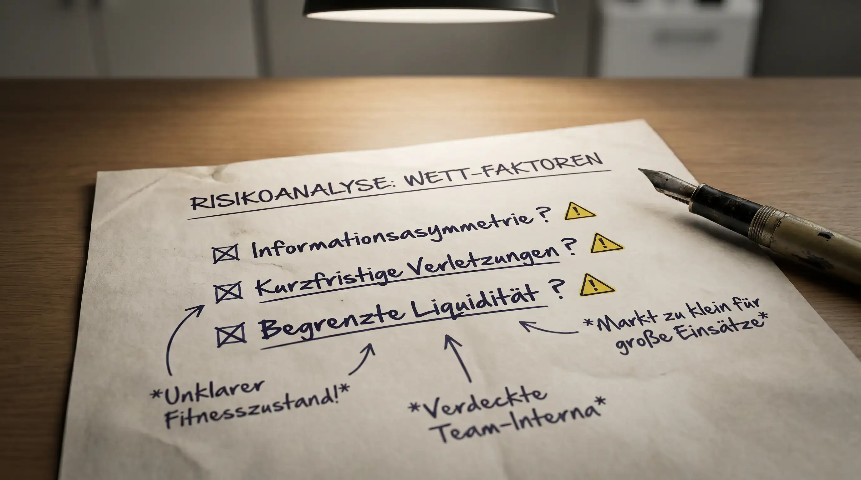 Risiken bei Handball Spieler-Wetten gegenüber Team-Wetten – Informationsasymmetrie und Marktliquidität