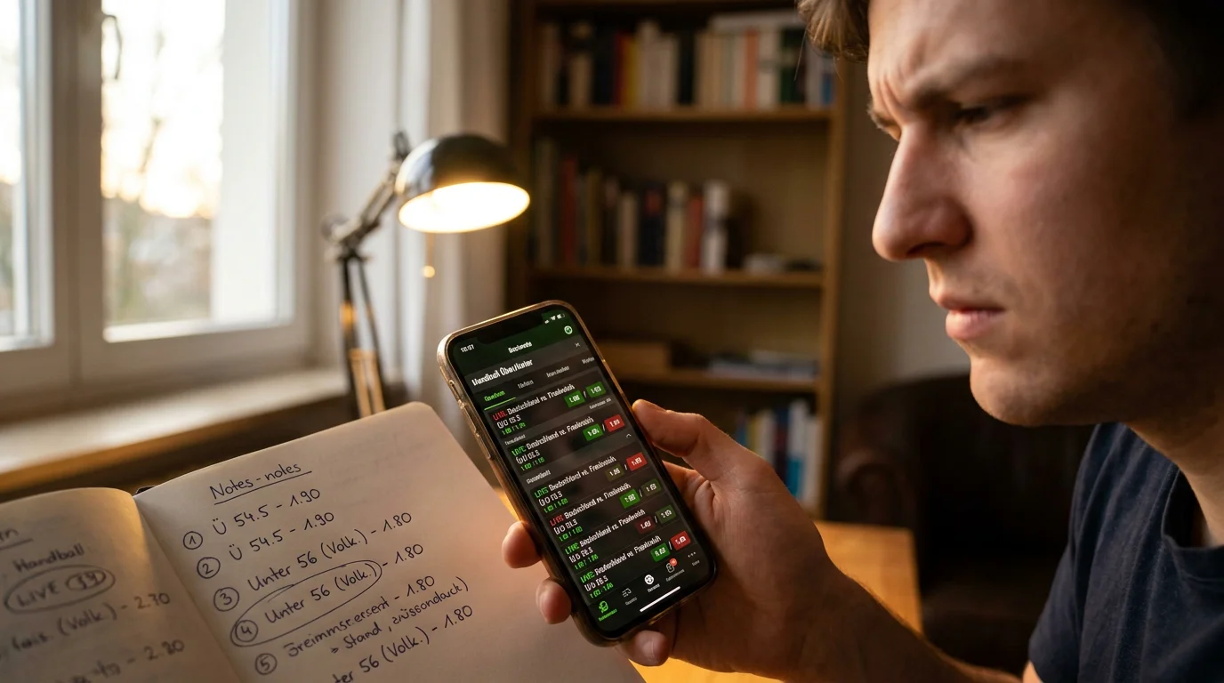Handball Live-Wetten: Über/Unter-Linien lesen und im Live-Kontext bewerten