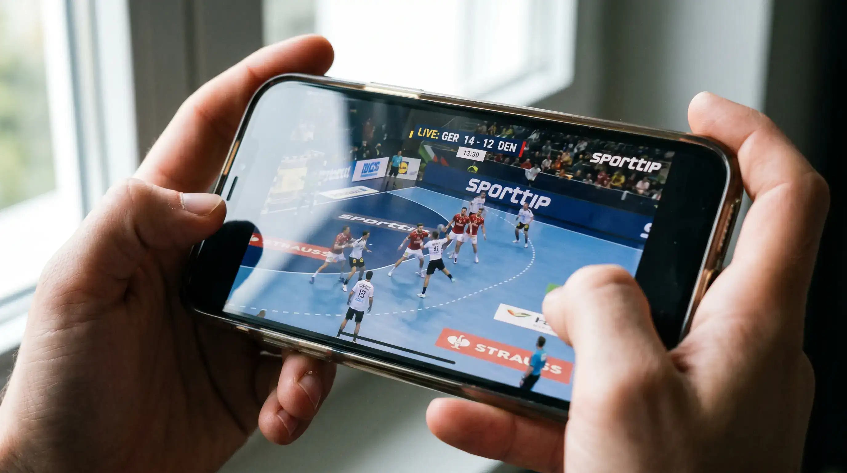 Live-Stream Handball Sportwetten Smartphone — Streamqualität und Delay beim mobilen Wetten