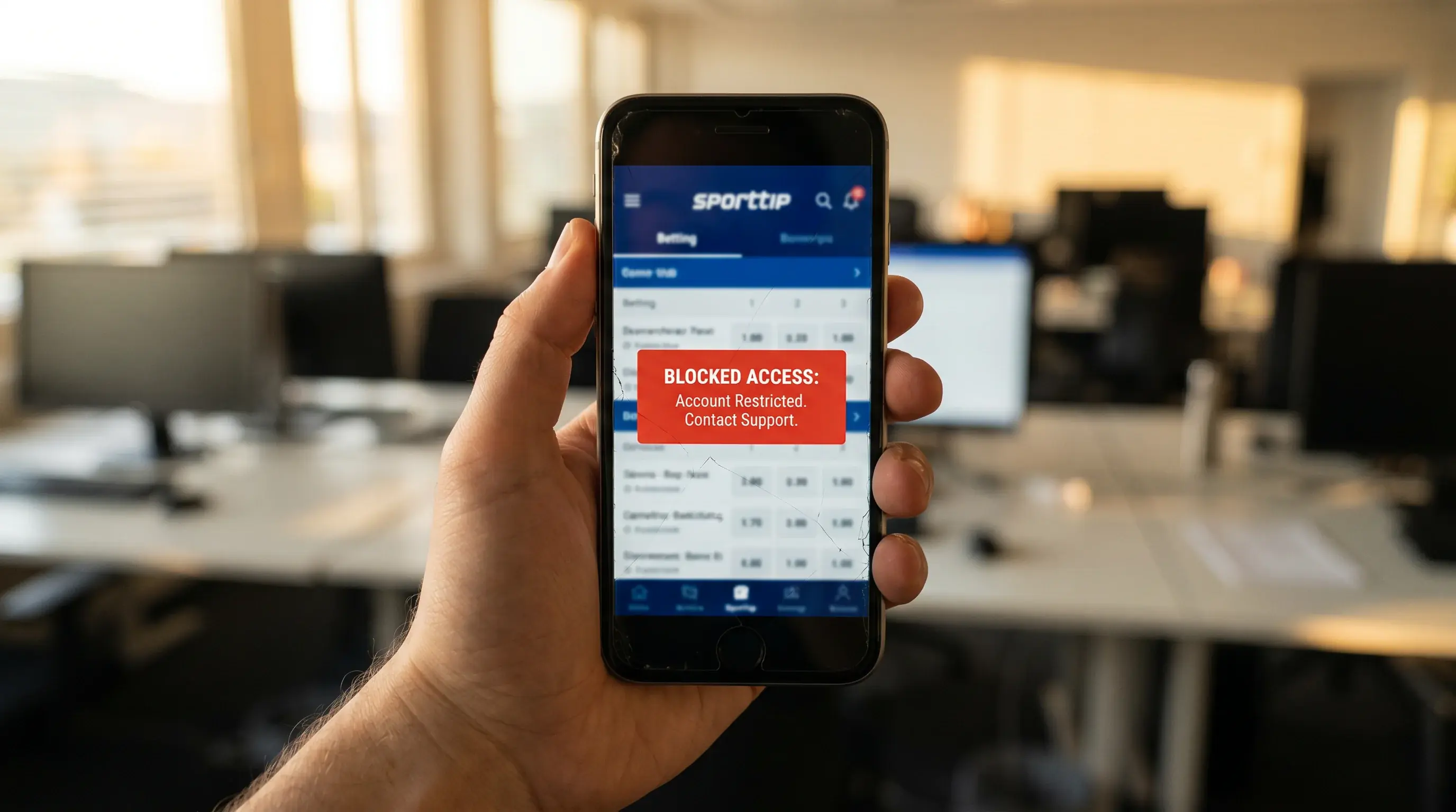 Auswirkungen Spielsperre Online Sportwetten Schweiz — Sporttip-Konto gesperrt, neue Anmeldung nicht möglich
